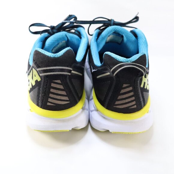Hoka One One Clifton 4 Men\'s Size‎ 12 Gray White Athletic Running Shoes Sneakers